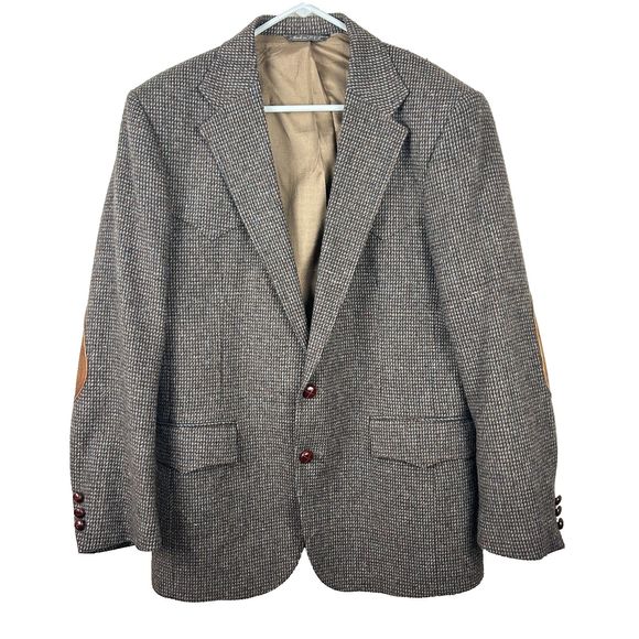 Levi's Other - Levis Vintage Western Wear Tweed Wool Elbow Patch Jacket Sports Coat Sz 40R